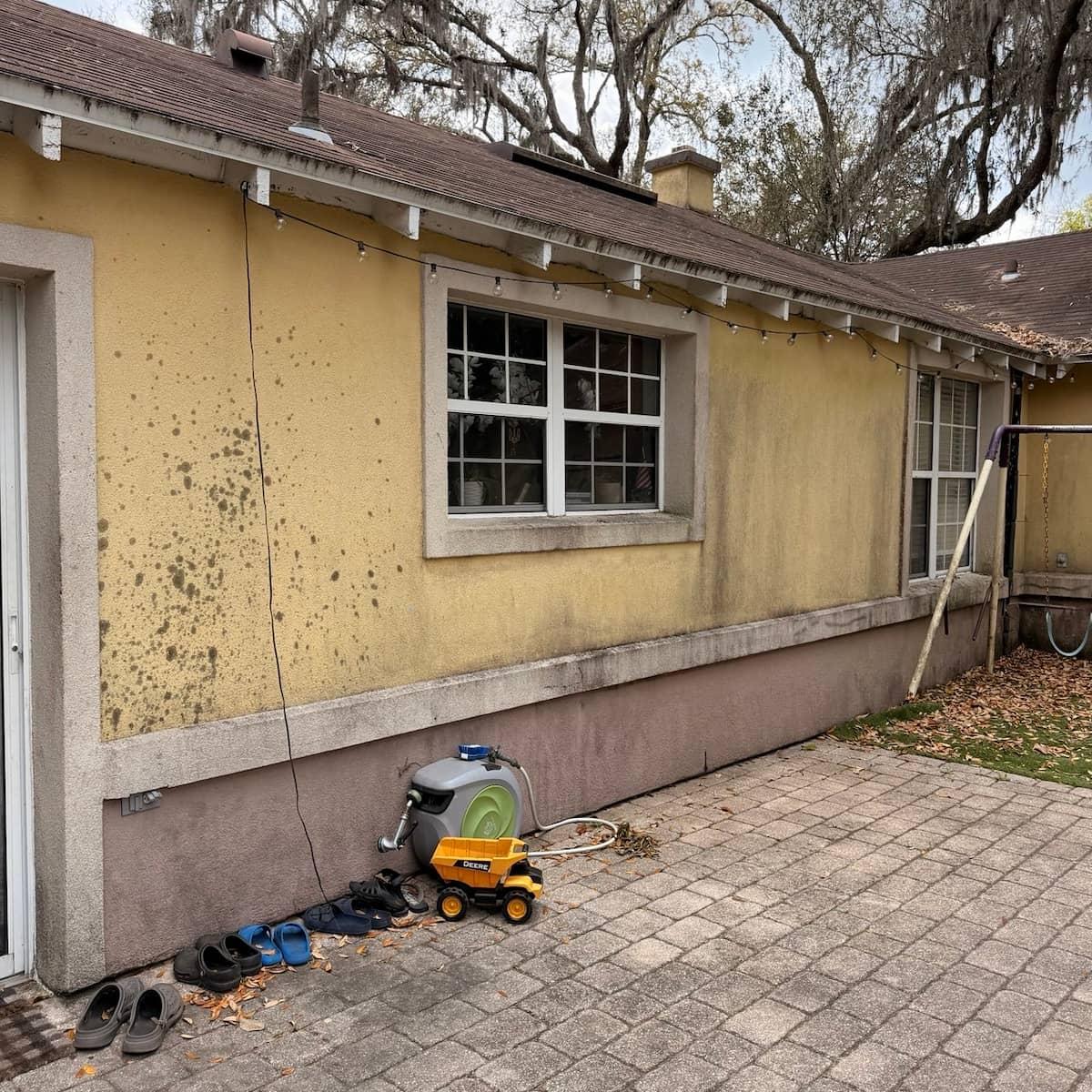 Pressure Washing Before and After