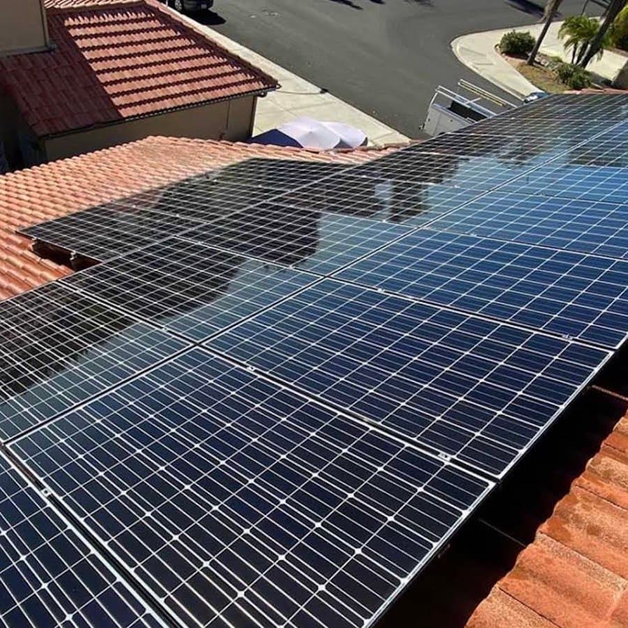 Dirt and debris removal from solar panels