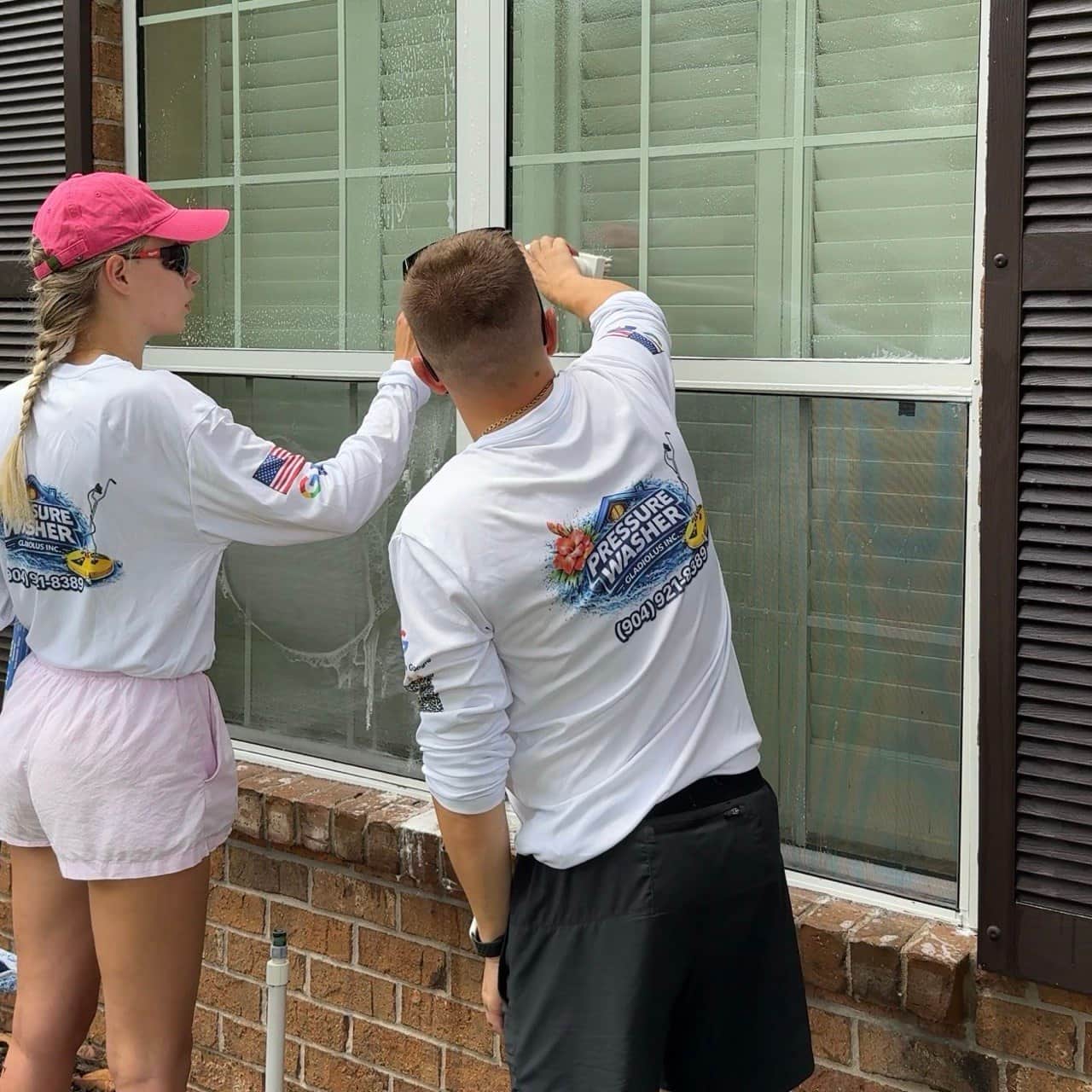 Pure water window cleaning results for residential home