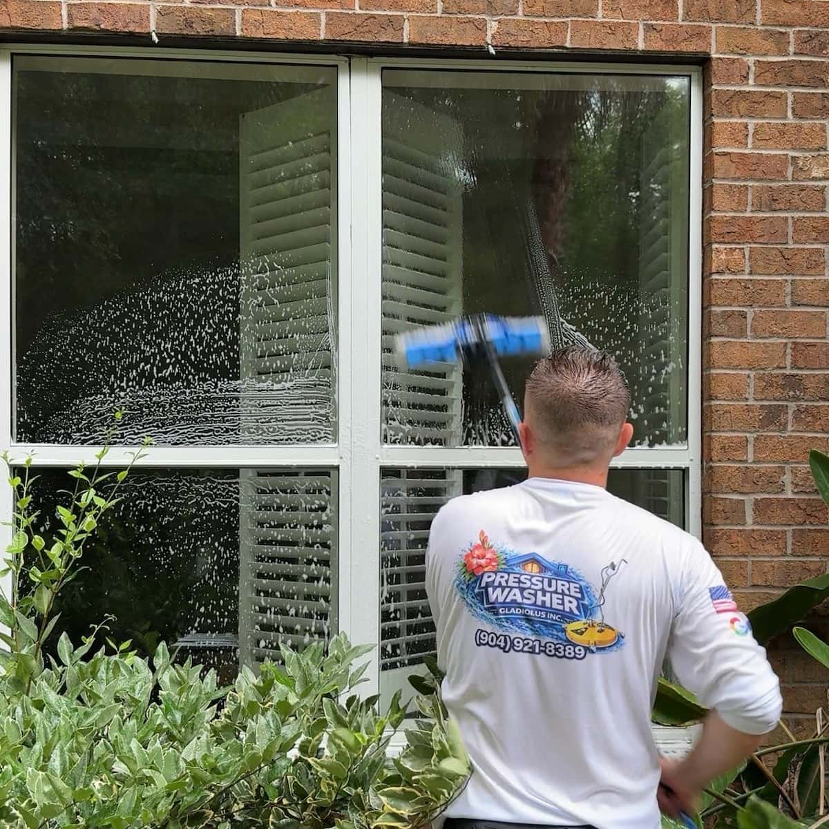 Pure water window cleaning results for residential home
