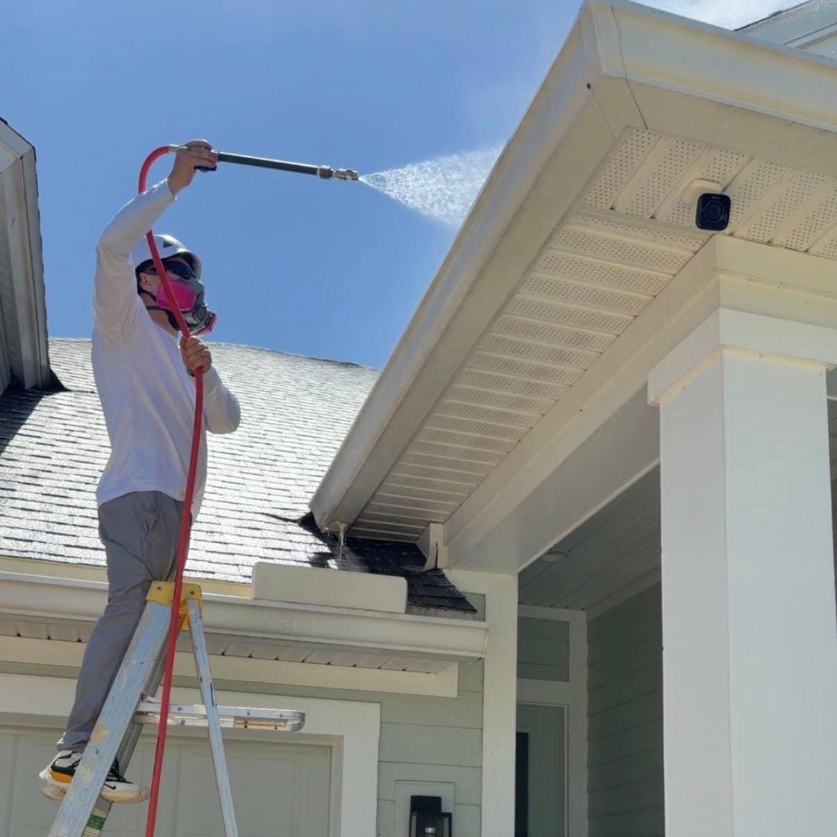 Soft wash roof cleaning service in Jacksonville FL